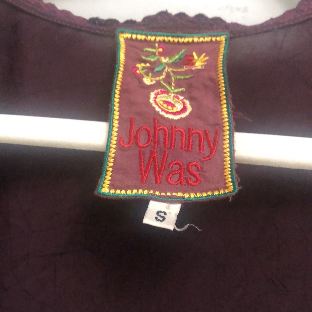 Johnny Was embroidered blouse size small - Picture 2 of 6
